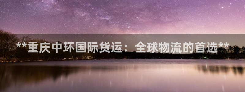 尊龙凯时几百万怎么下：**重庆中环国际货运：全球物流的首