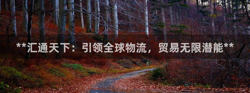 尊龙凯时 人生就是搏客服：**汇通天下：引领全球物流，贸