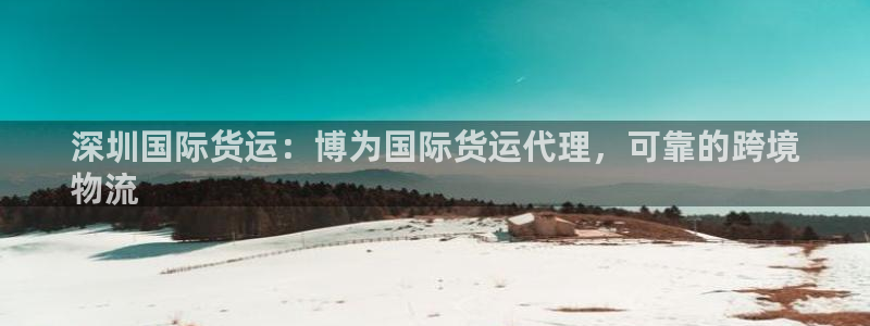 尊龙凯时提款冻卡吗：深圳国际货运：博为国际货运代理，可靠