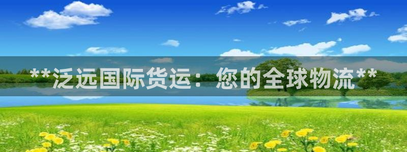 尊龙一人生就是搏：**泛远国际货运：您的全球物流**