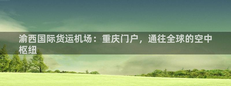 尊龙人生就是博中国区：渝西国际货运机场：重庆门户，通往全