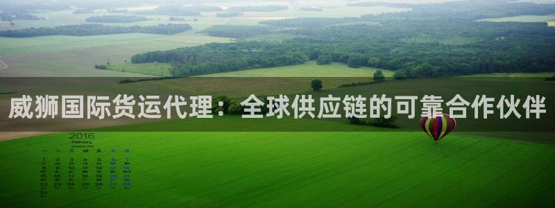 尊龙官网首页：威狮国际货运代理：全球供应链的可靠合作伙伴