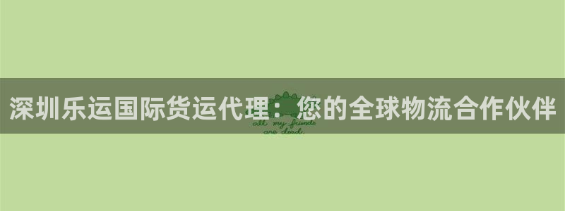 尊龙凯时官网入口：深圳乐运国际货运代理：您的全球物流合作