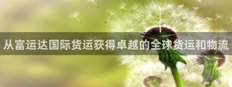 尊龙凯时怎么样没听说过：从富运达国际货运获得卓越的全球货
