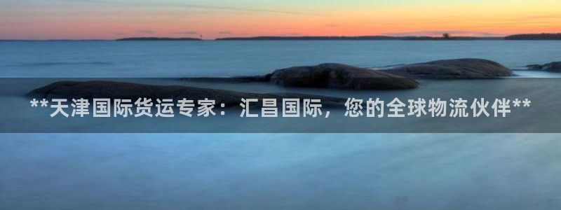 尊龙凯时是大平台吗：**天津国际货运专家：汇昌国际，您的