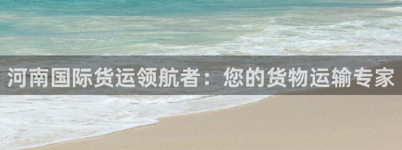 尊龙凯时取钱很慢：河南国际货运领航者：您的货物运输专家