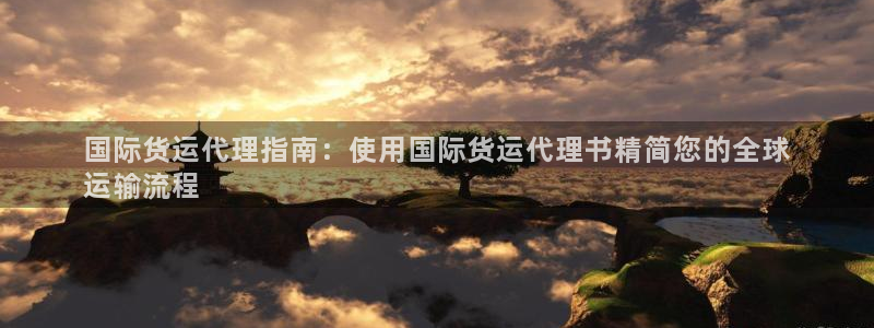 尊龙凯时线下赌场：国际货运代理指南：使用国际货运代理书精