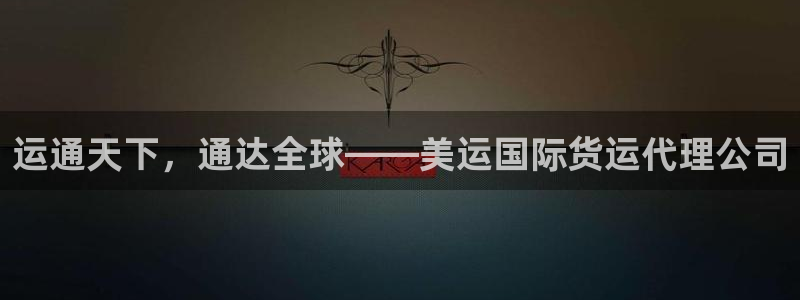 尊龙手机版：运通天下，通达全球——美运国际货运代理公司