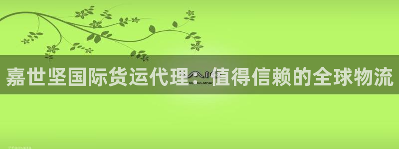 尊龙2020：嘉世坚国际货运代理：值得信赖的全球物流