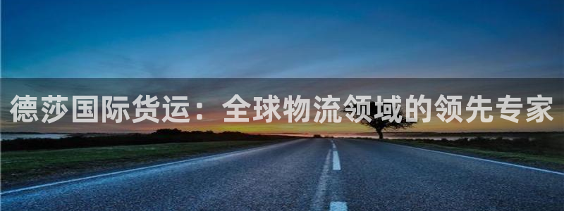 尊龙凯时邀请码：德莎国际货运：全球物流领域的领先专家
