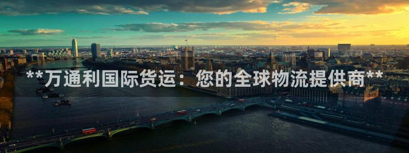 尊龙凯时 人生就是搏首页：**万通利国际货运：您的全球物