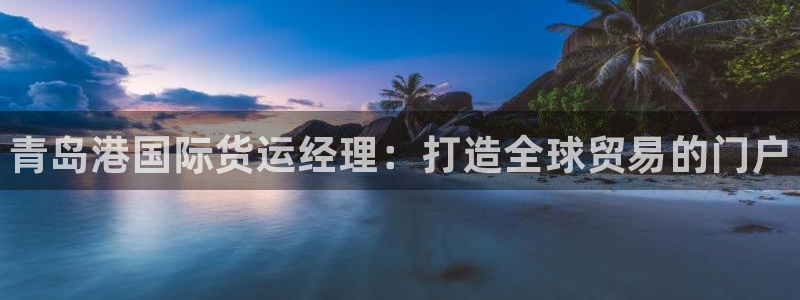 尊龙凯时人生就是搏包装优势：青岛港国际货运经理：打造全球